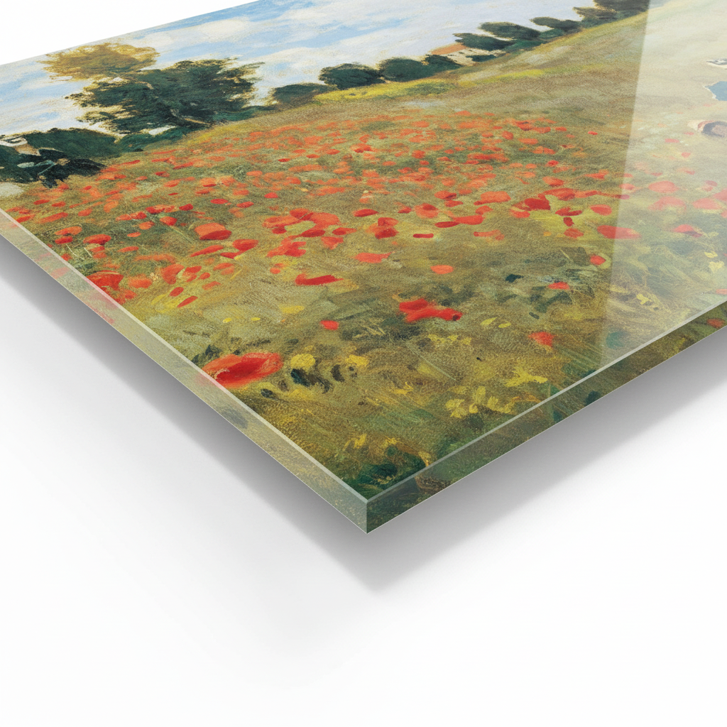 Homage to Monet - Coquelicot - cm 70x50 - Pannello Acrilico