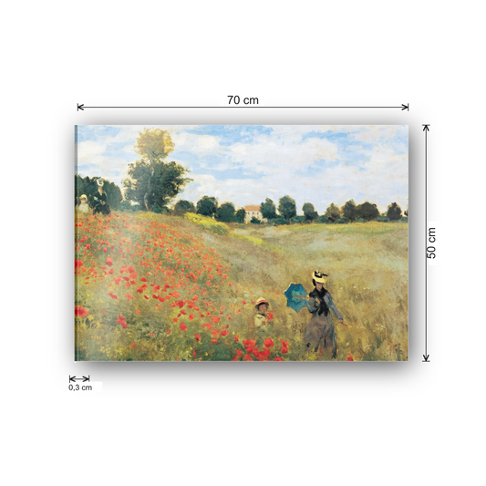 Homage to Monet - Coquelicot cm 70x50 - misure