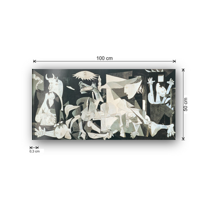 Homage to Picasso - Guernica cm 100x50 - misure