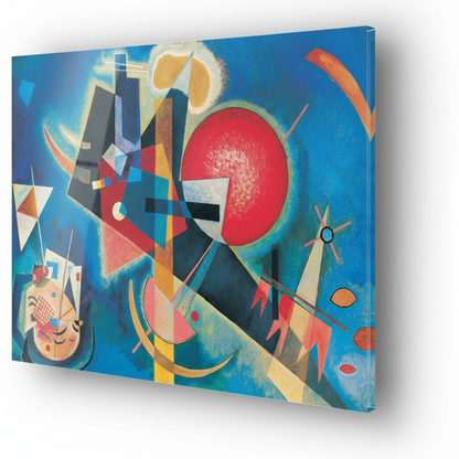 Homage to Kandisnsky - In Blue - cm 70x50 - Pannello Acrilico