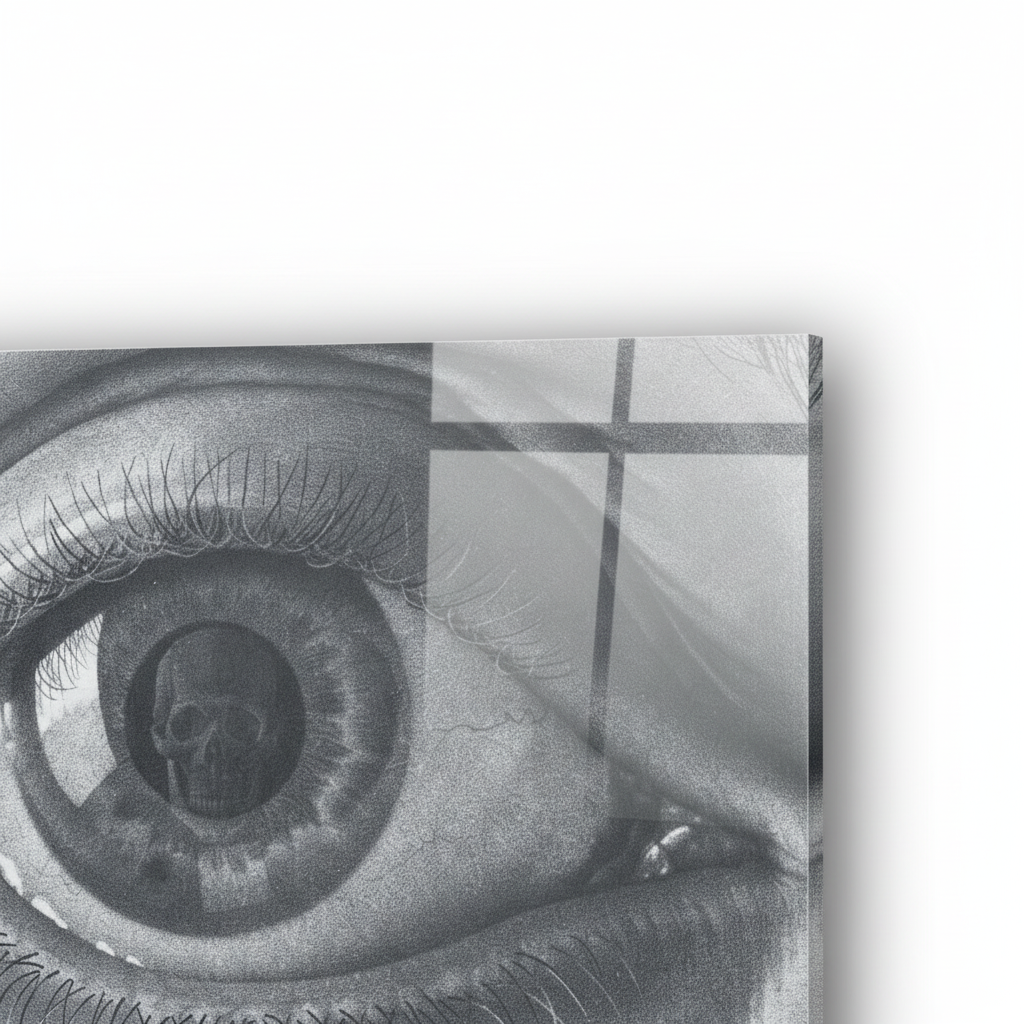 Homage to Escher - Eye - cm 70x50 - Pannello Acrilico