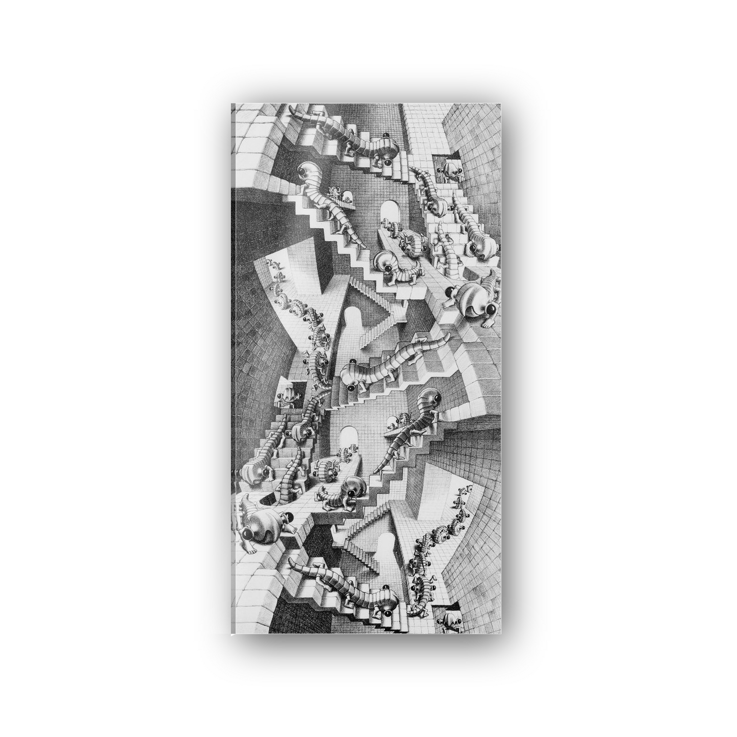 Homage to Escher - House Of Stairs cm 50x100