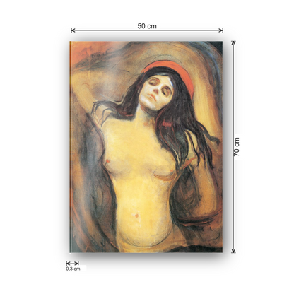 Homage to Munch - Madonna 1894-1895 cm 50x70 - misure