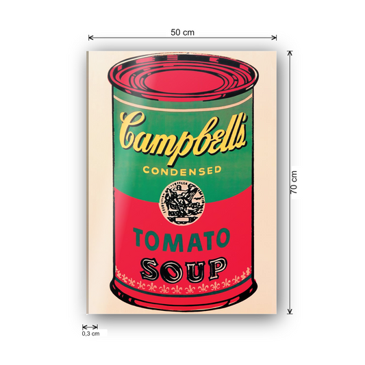 Homage to Warhol - Campbell Soup Can 1965 cm 50x70 - misure