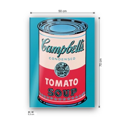 Homage to Warhol - Campbell Soup Can 1965 cm 50x70 - misure