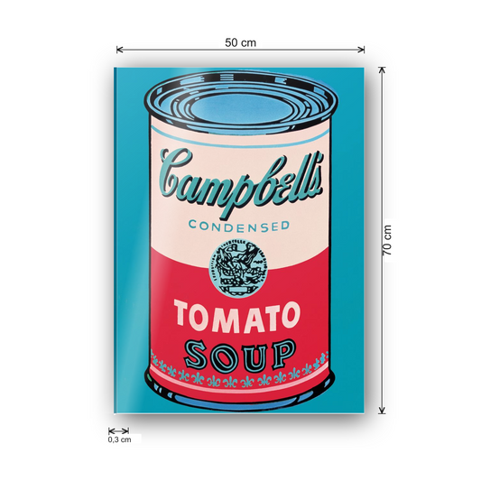 Homage to Warhol - Campbell Soup Can 1965 cm 50x70 - misure