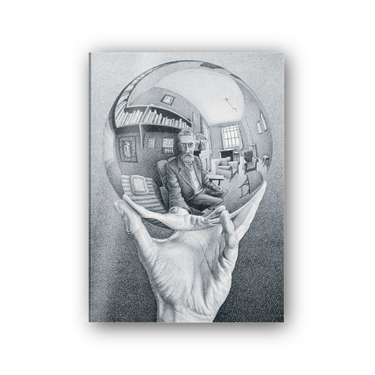Homage to Escher - Hand With Globe cm 50x70