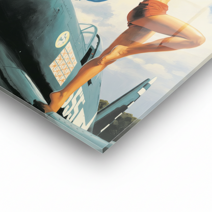 Pin up Usa - cm 50x70 - Pannello Acrilico