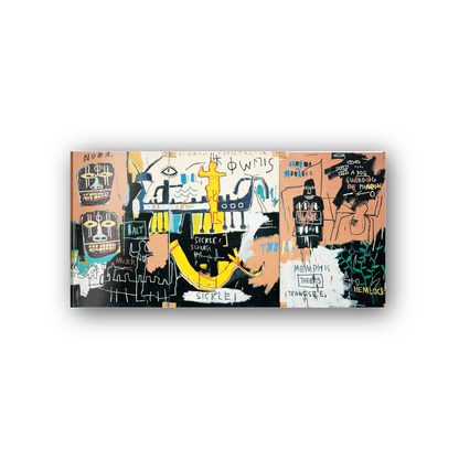 Homage to Basquiat - El Gran Espectaculo (History Of Black People) cm 100x50
