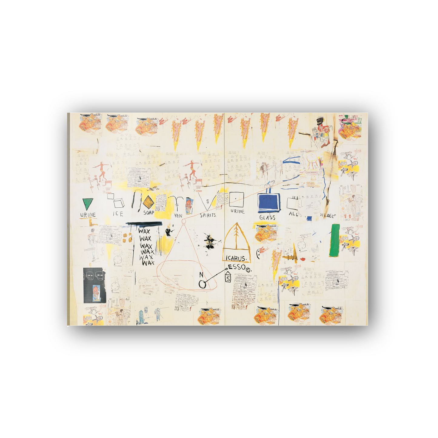 Homage to Basquiat - Icarus Esso cm 70x50