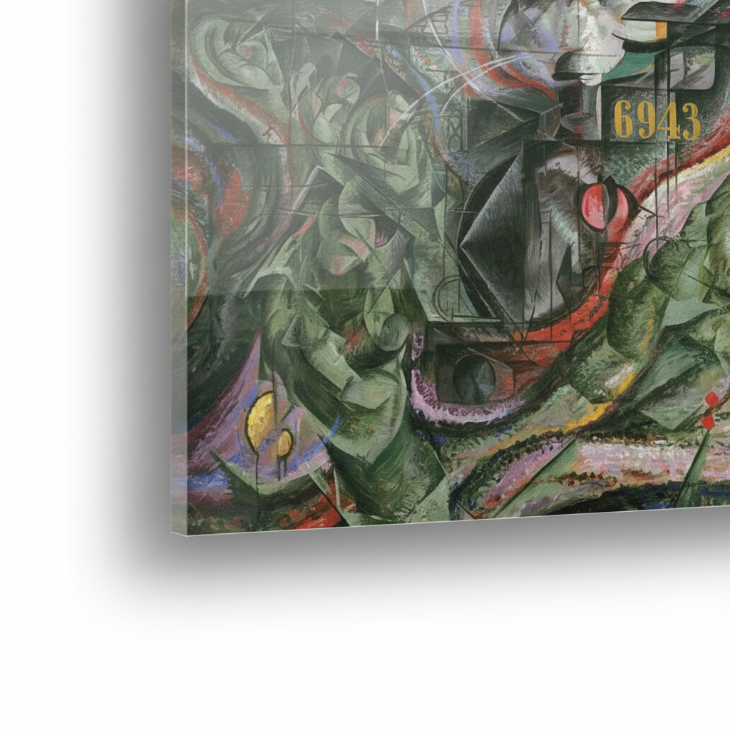 Homage to Boccioni - States Of Mind I - cm 70x50 - Pannello Acrilico