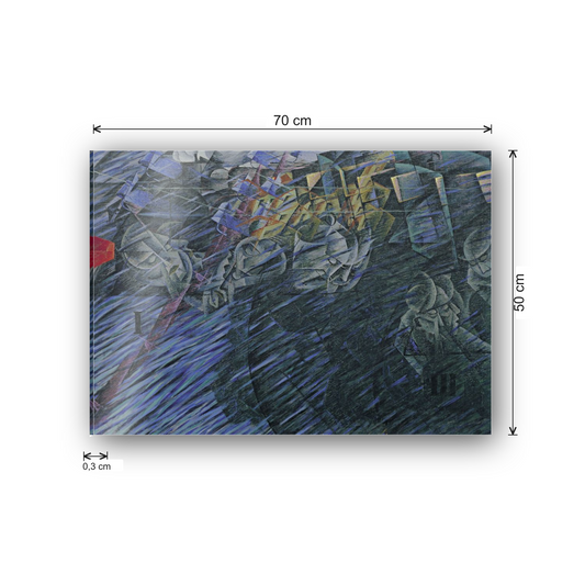 Homage to Boccioni - States Of Mind II cm 70x50 - misure