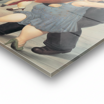 Homage to Botero - Dancers 1987 - cm 50x70 - Pannello Acrilico