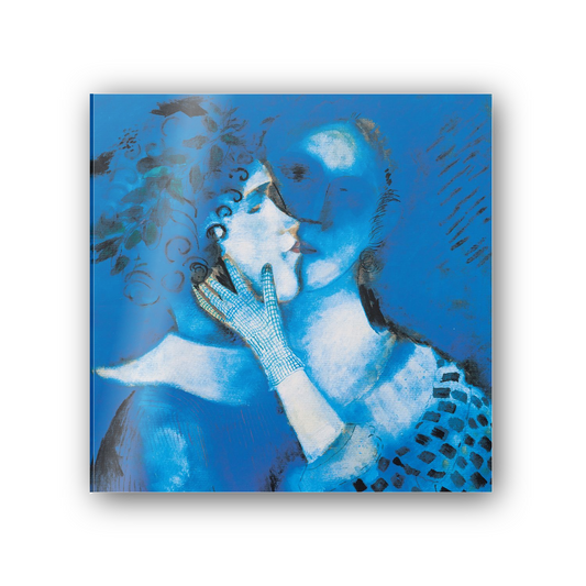 Homage to Chagall - The Blue Lovers cm 50x50