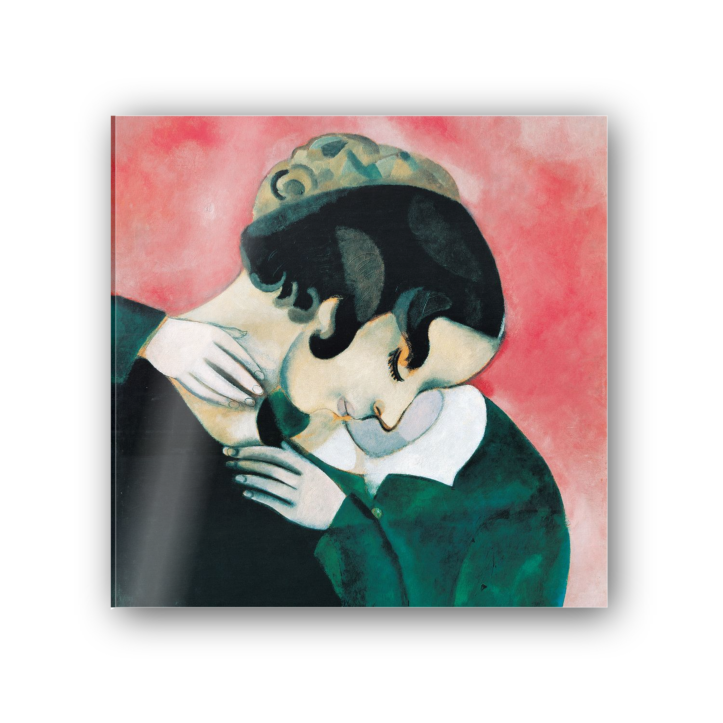 Homage to Chagall - The Pink Lovers cm 50x50
