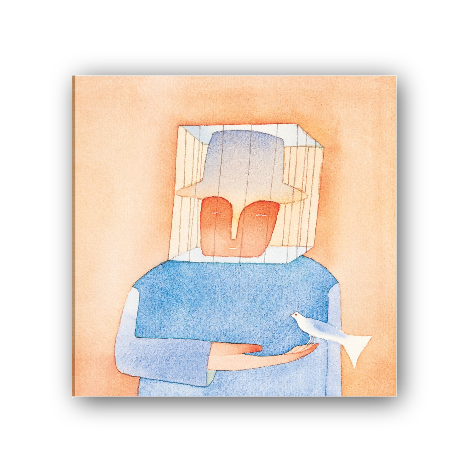 Homage to Folon - Oui La Libertè cm 50x50