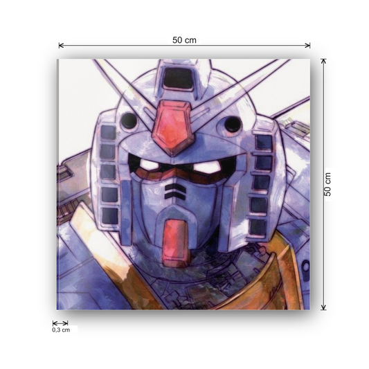 Homage to Mobile suit Gundam cm 50x50 - misure