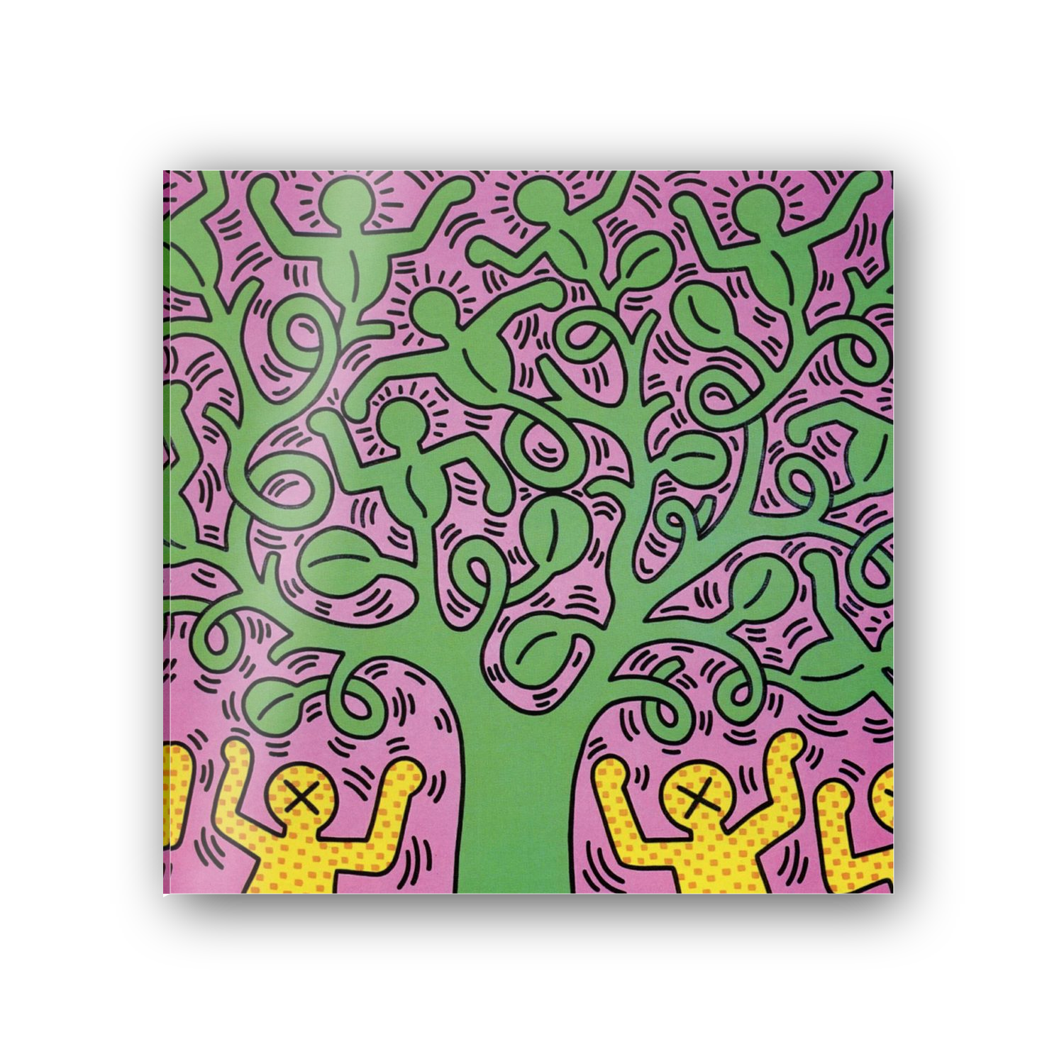 Homage to Haring - Tree of Life cm 50x50