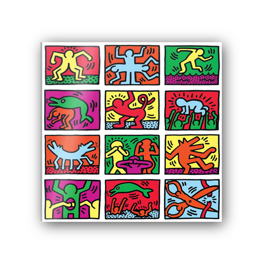 Homage to Haring - Retrospect 1989 cm 50x50