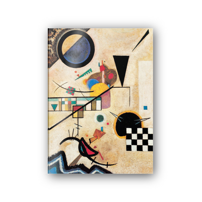 Homage to Kandisky - Solids in Contrast, 1924 cm 50x70