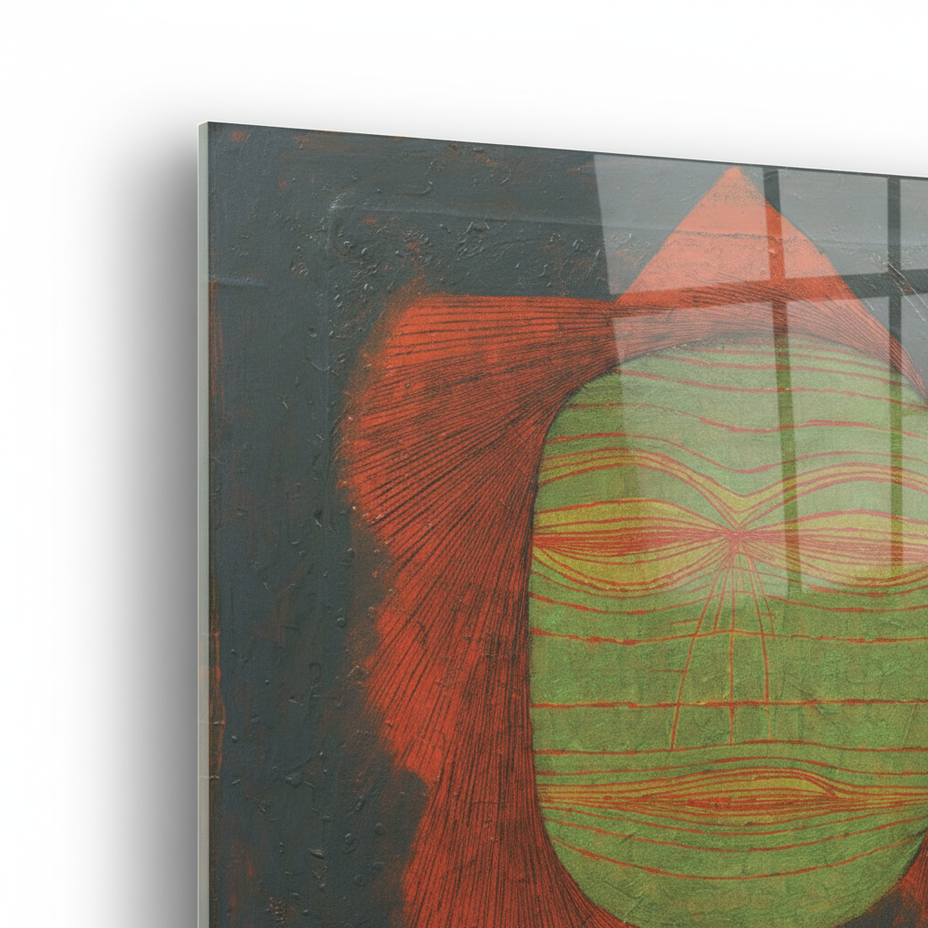 Homage to Klee - Actor's Mask - cm 50x50 - Pannello Acrilico