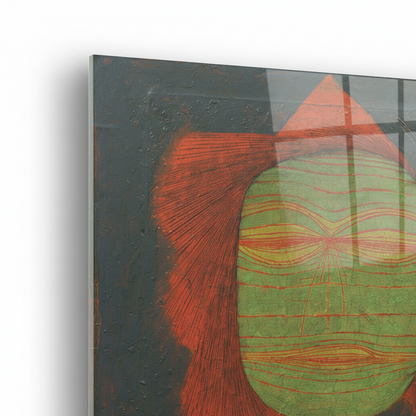Homage to Klee - Actor's Mask - cm 50x50 - Pannello Acrilico
