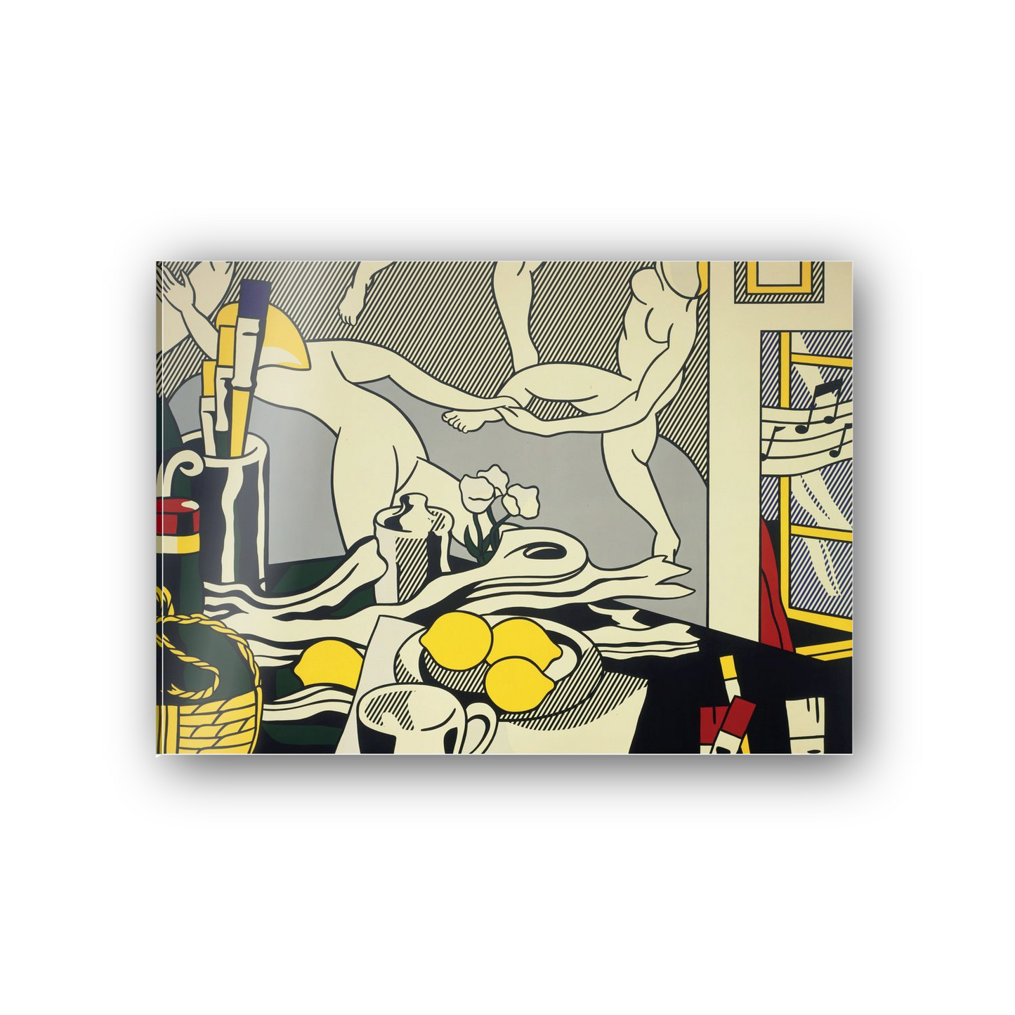 Homage to Lichtenstein - Artist's Studio The Dance cm 70x50