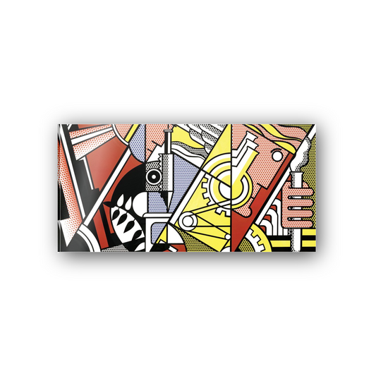 Homage to Lichtenstein - Peace Through Chemistry I cm 100x50