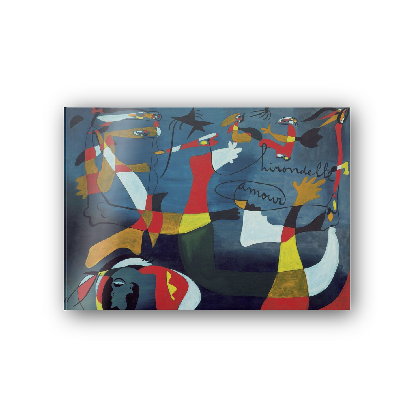 Homage to Mirò - Hirondelle Amour cm 70x50