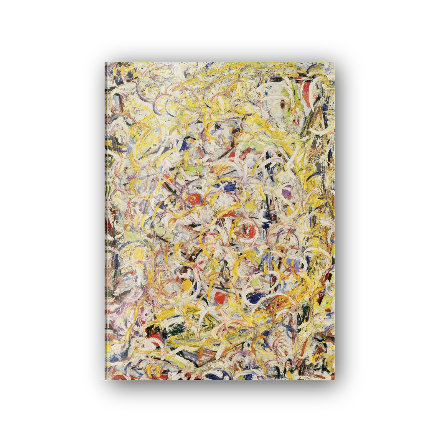 Homage to Pollock - Shimmering Substance cm 50x70