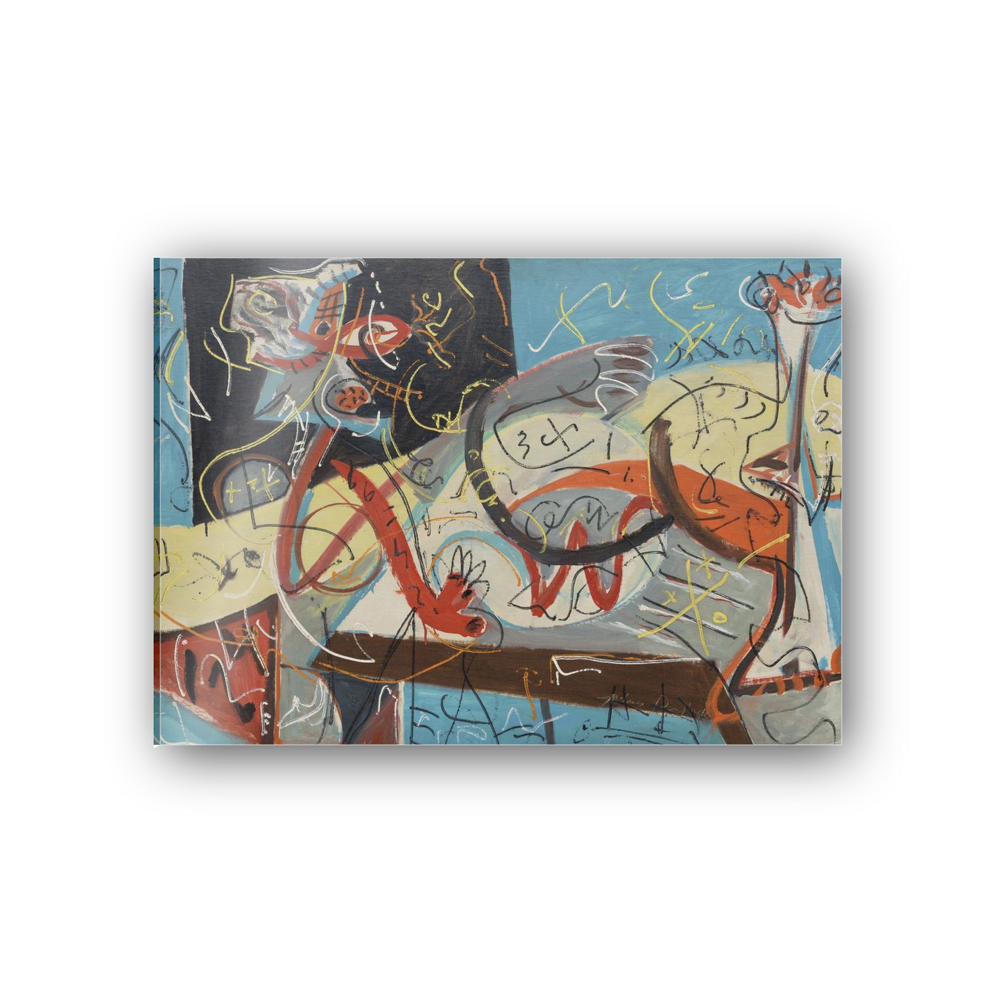 Homage to Pollock - Stenographic Figure cm 70x50