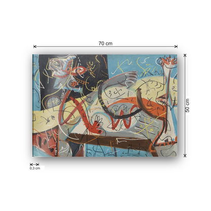 Homage to Pollock - Stenographic Figure cm 70x50 - misure