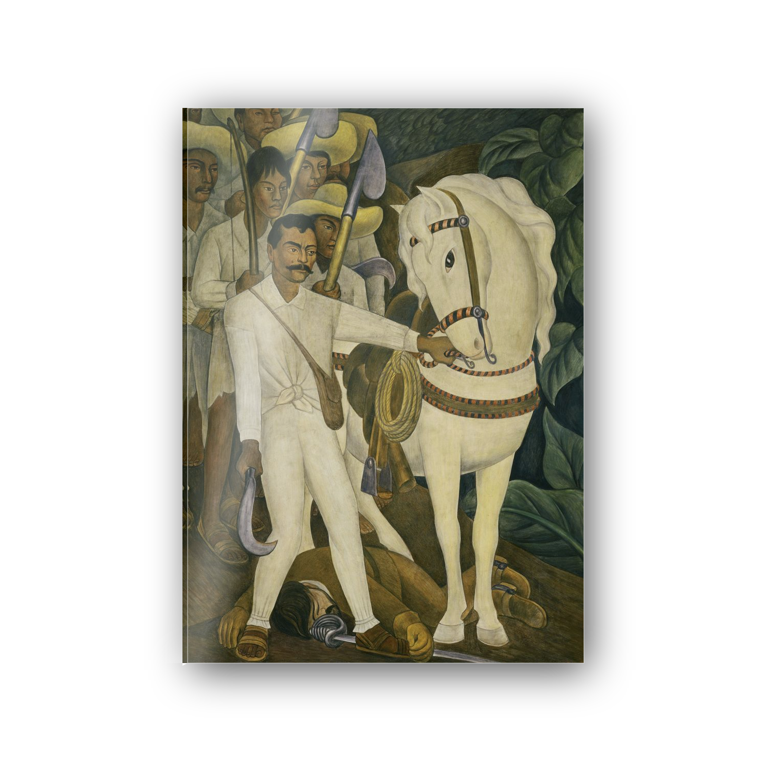 Homage to Rivera - Agrarian Leader Zapata cm 50x70