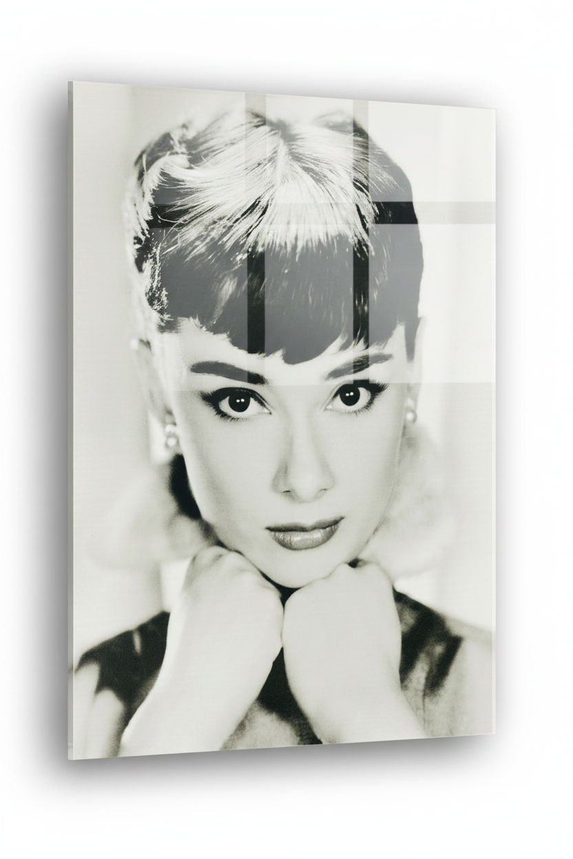 Homage to Audrey - cm 50x70 - Pannello Acrilico