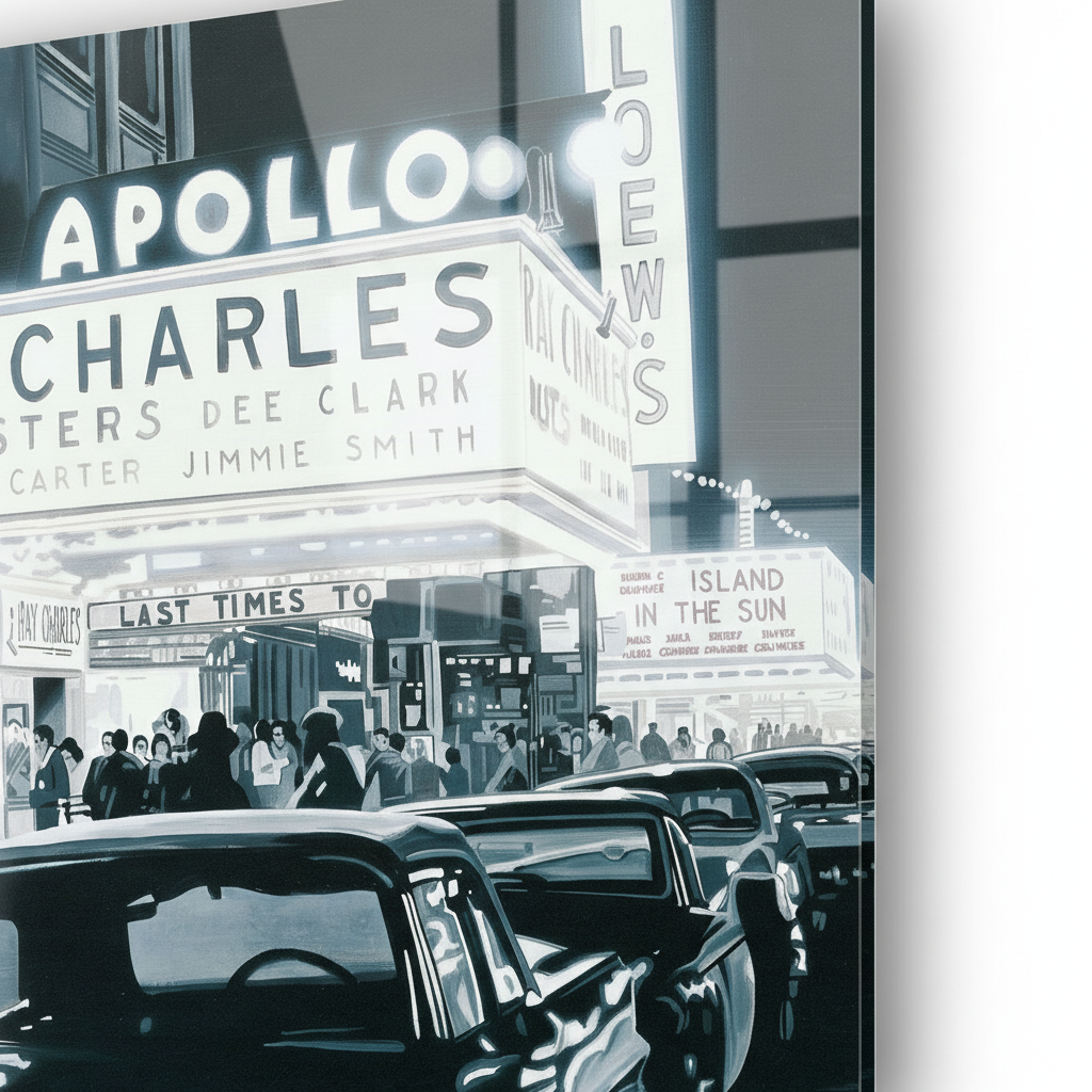 Ray Carles Apollo - cm 50x50 - Pannello Acrilico