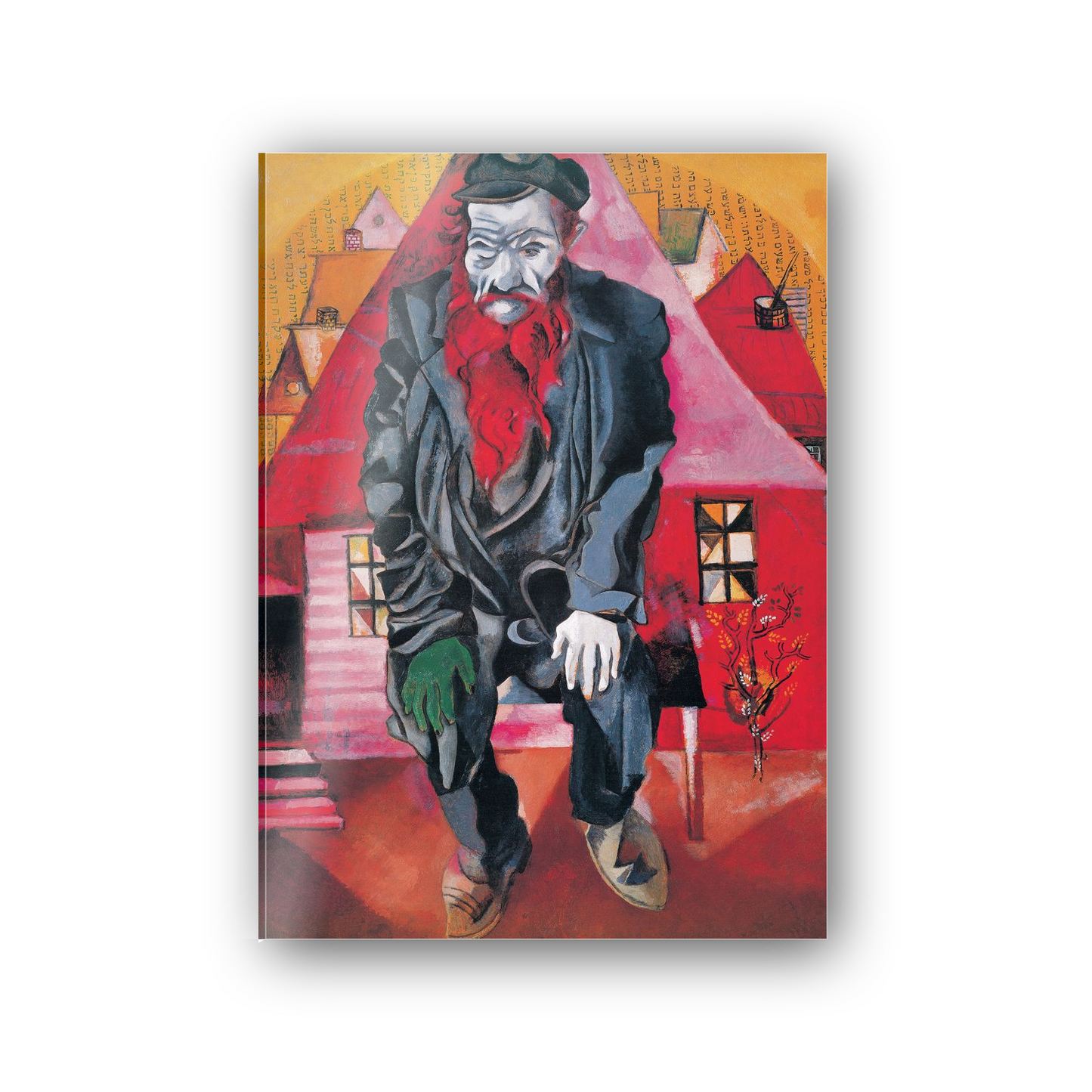 Homage to Chagall - Jew in Pink cm 50x70