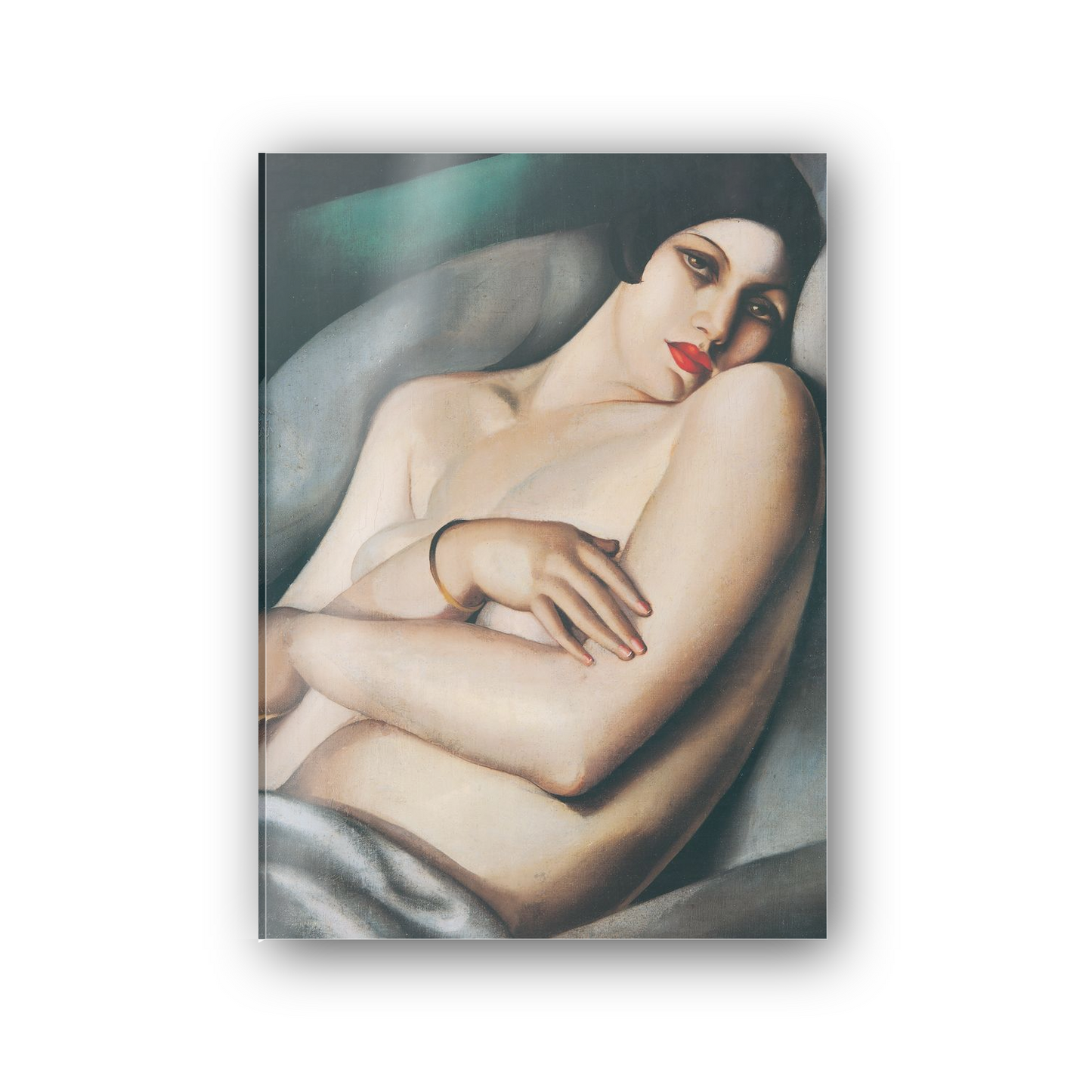 Homage to De Lempicka - Rafaelo on a Green Background cm 50x70