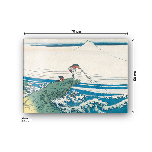 Homage to Hokusai - Soshu Kajikazawa In Kai Province From The Series The Thirty-Six Views Of Mount Fuji cm 70x50 - misure