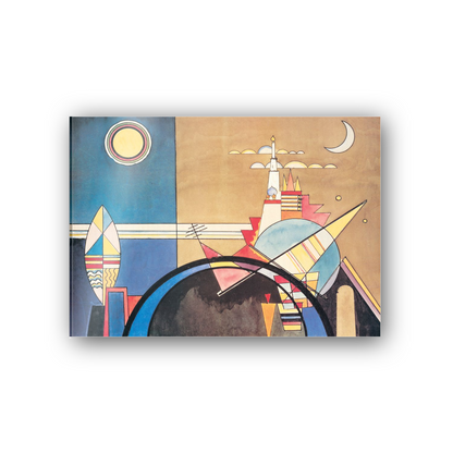 Homage to Kandinsky - The Great Tower of Kiev cm 70x50