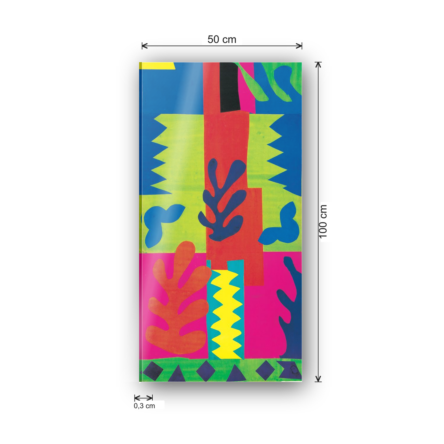 Homage to Matisse - La Vite cm 50x100 - misure