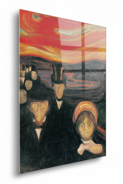 Homage to Munch - Anxiety 1894 - cm 50x70 - Pannello Acrilico