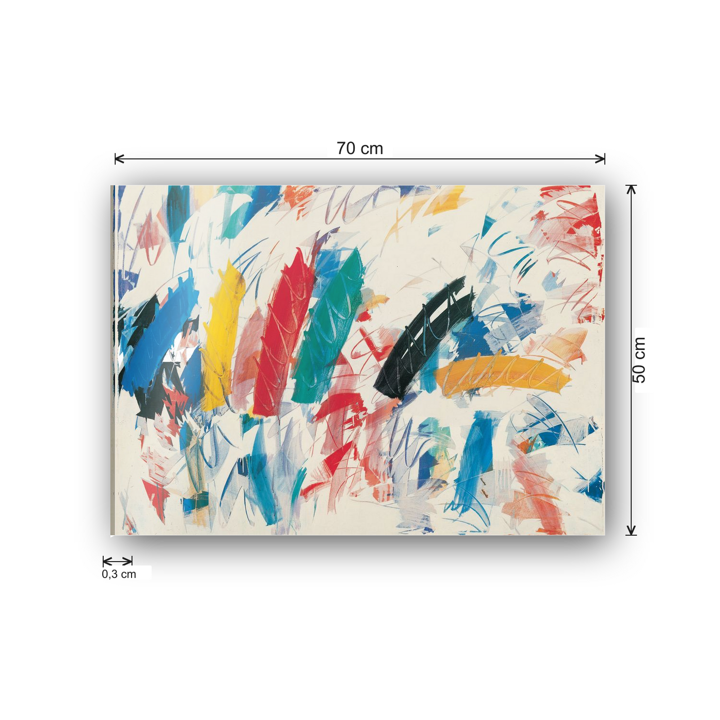 Homage to Mustica - Our Walks cm 70x50 - misure