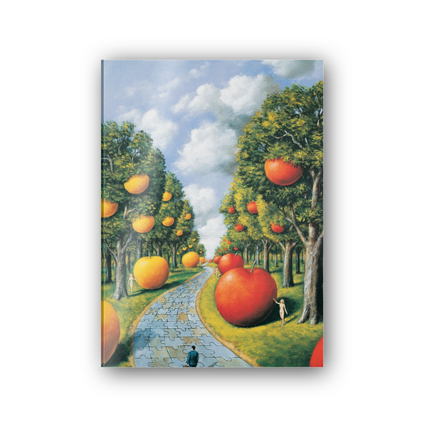 Homage to Olbinski - Apple Trees - cm 50x70 - Pannello Acrilico