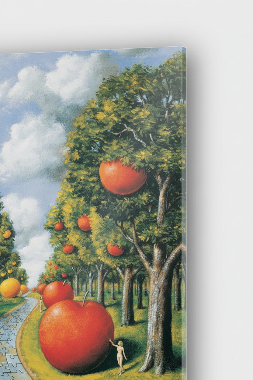 Homage to Olbinski - Apple Trees - cm 50x70 - Pannello Acrilico