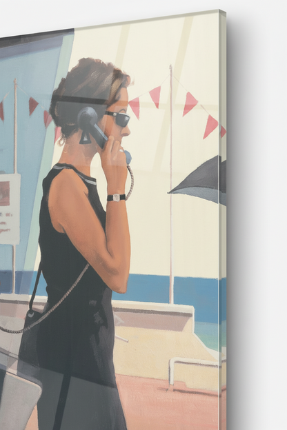 Homage to Vettriano - Her Secret Life - cm 50x70 - Pannello Acrilico