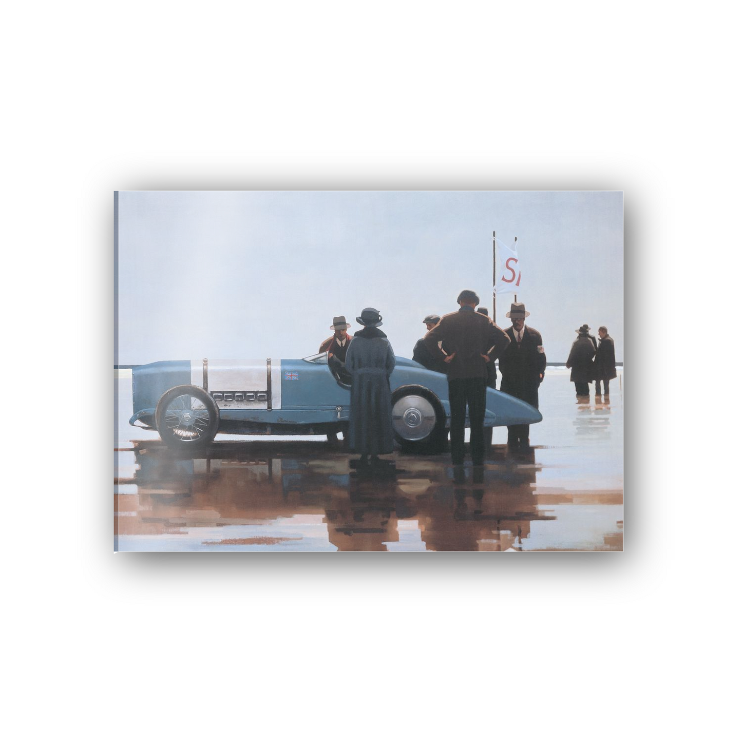 Homage to Vettriano - The Beach of Pendine cm 70x50