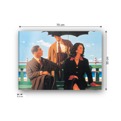 Homage to Vettriano - Someone Else S Baby cm 70x50 - misure