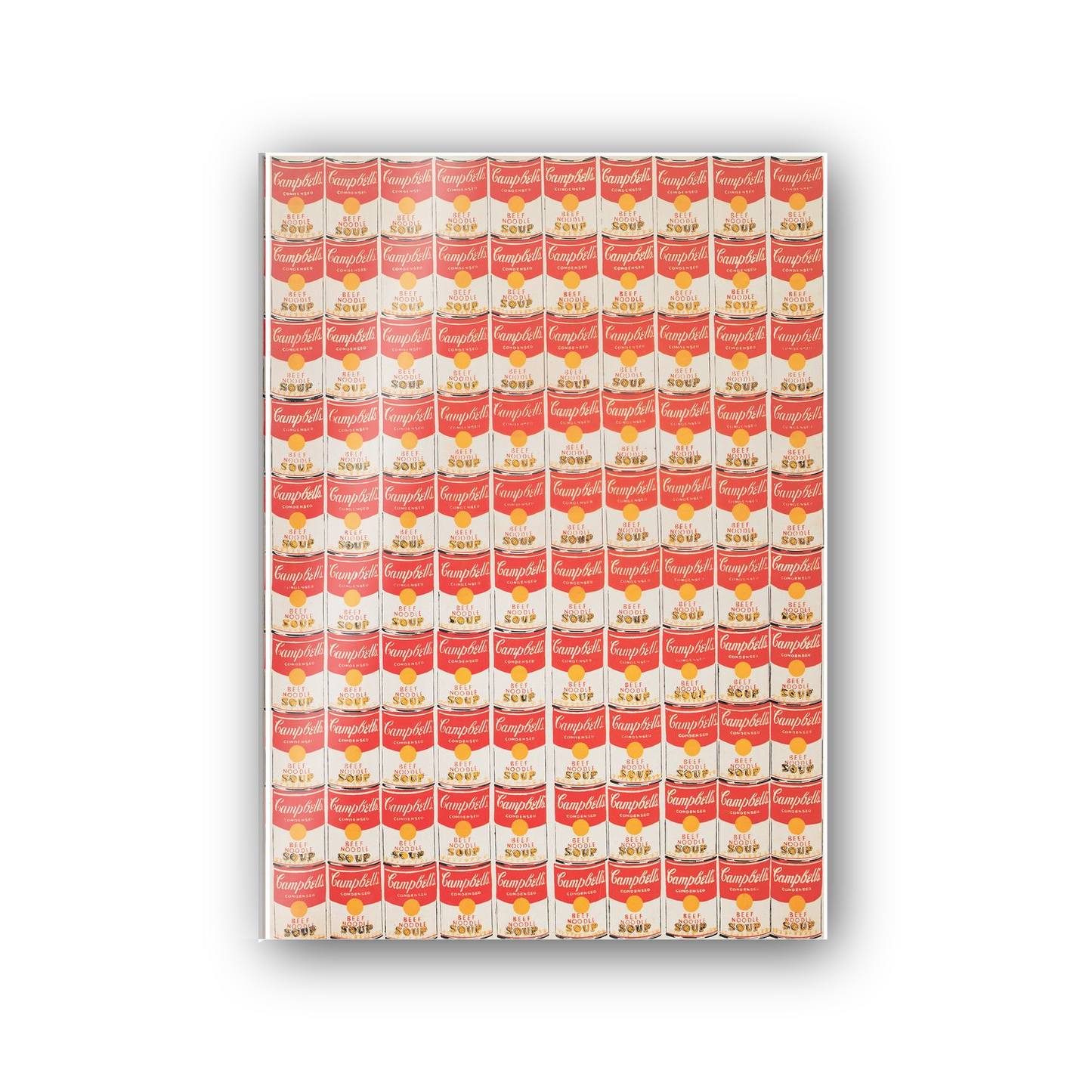 Homage to Warhol - One Hundred Cans, 1962 cm 50x70