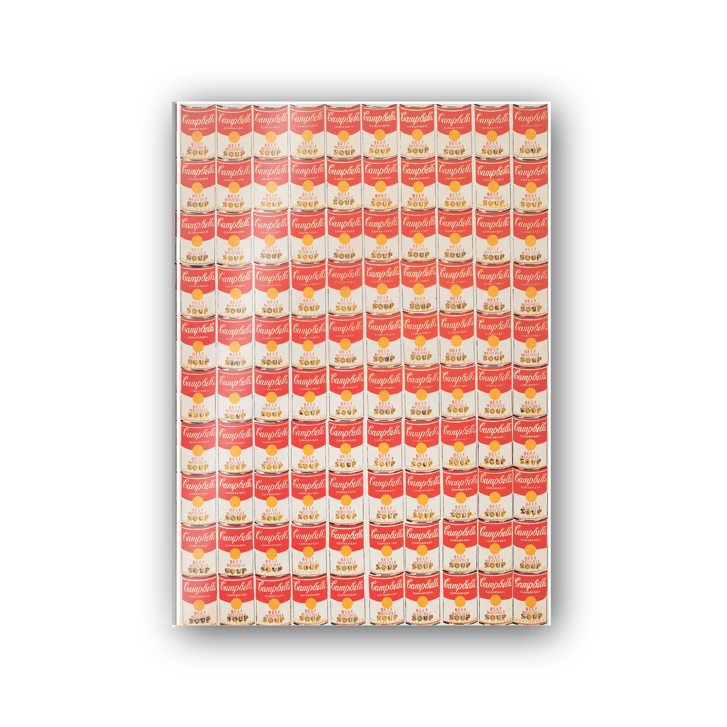 Homage to Warhol - One Hundred Cans, 1962 cm 50x70