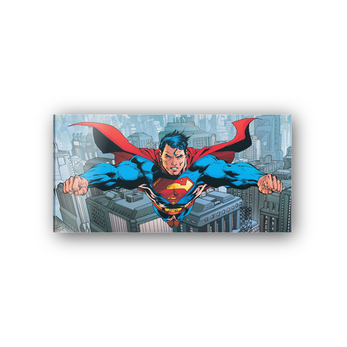 Homage to Superman Flying Over Metropolis